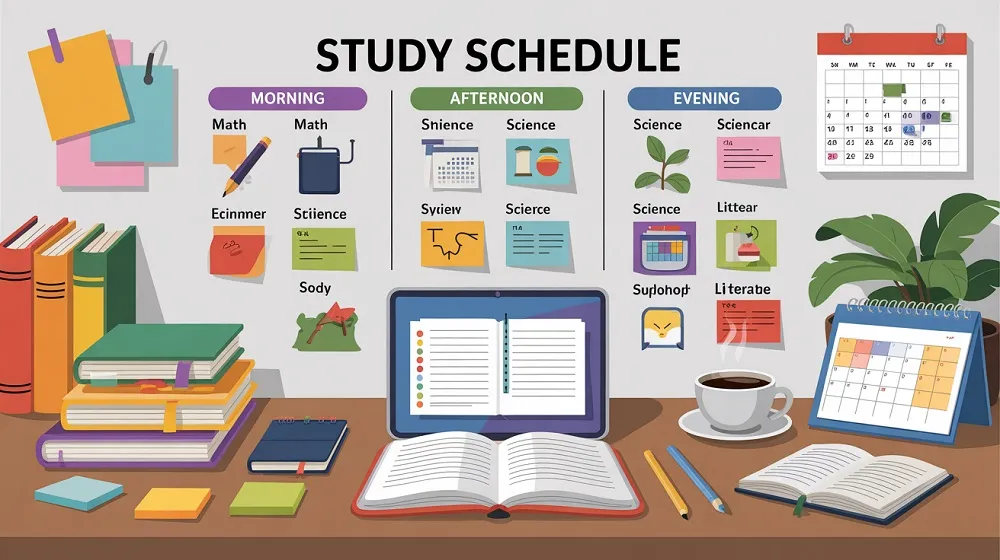 study schedule
